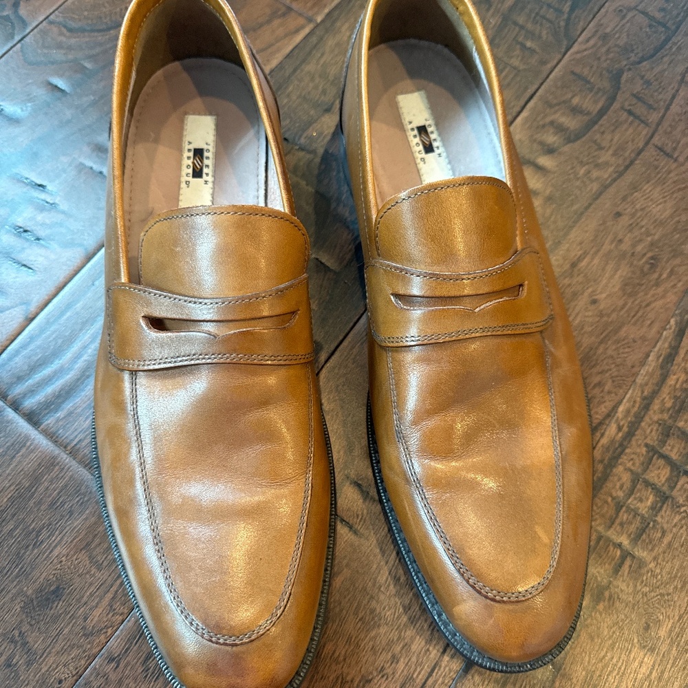Joseph Abboud brown dress shoe